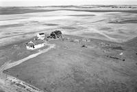 Aerial photograph of a farm in Saskatchewan (38-28-W3)