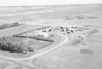 Aerial photograph of a farm near Cando, SK (2-39-15-W3)