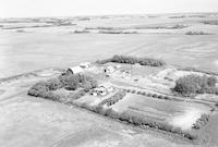 Aerial photograph of a farm in Saskatchewan (41-8-W3)