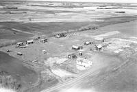 Aerial photograph of a farm in Saskatchewan (41-11-W3)
