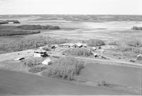 Aerial photograph of a farm in Saskatchewan (3-41-12-W3)