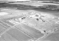 Aerial photograph of a farm in Saskatchewan (43-21-W3)