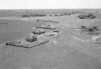 Aerial photograph of a farm in Saskatchewan (22-39-15-W3)