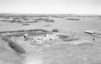 Aerial photograph of a farm in Saskatchewan (43-21-W3)