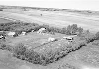 Aerial photograph of a farm in Saskatchewan (21-43-21-W3)