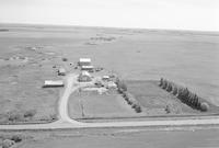 Aerial photograph of a farm near Cutknife, SK (16-43-22-W3)