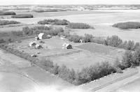 Aerial photograph of a farm in Saskatchewan (30-46-14-W3)