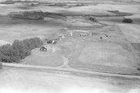 Aerial photograph of a farm in Saskatchewan (15-46-14-W3)