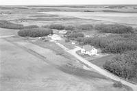 Aerial photograph of a farm in Saskatchewan (2-48-23-W3)