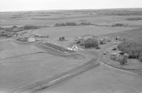 Aerial photograph of a farm in Saskatchewan (3-48-23-W3)