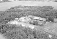 Aerial photograph of a farm in Saskatchewan (18-48-23-W3)
