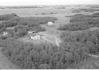 Aerial photograph of a farm in Saskatchewan (20-48-23-W3)