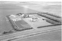 Aerial photograph of a farm in Saskatchewan (36-22-W3)