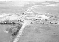 Aerial photograph of a farm in Saskatchewan (3-37-21-W3)