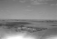 Aerial photograph of a farm in Saskatchewan (40-10-W3)