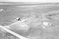 Aerial photograph of a farm in Saskatchewan (40-19-W3)