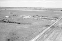 Aerial photograph of a farm in Saskatchewan (3-40-19-W3)