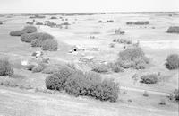 Aerial photograph of a farm in Saskatchewan (4-41-18-W3)