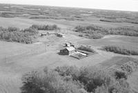 Aerial photograph of a farm in Saskatchewan (5-43-11-W3)