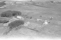 Aerial photograph of a farm in Saskatchewan (46-12-W3)