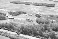 Aerial photograph of a farm in Saskatchewan (2-46-12-W3)