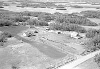 Aerial photograph of a farm in Saskatchewan (14-46-12-W3)