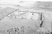 Aerial photograph of a farm in Saskatchewan (42-9-W3)