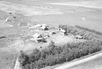 Aerial photograph of a farm in Saskatchewan (18-43-21-W3)