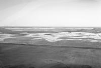 Aerial photograph of a farm near Meota, SK Kinistino Country (?)