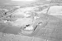 Aerial photograph of a farm in Saskatchewan (47-23-W3)