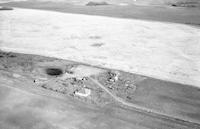 Aerial photograph of a farm near St. Walburg, SK