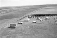 Aerial photograph of a farm near Luseland, SK (36-23-W3)