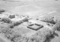 Aerial photograph of a farm near Speers, SK (43-11-W3)