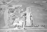 Aerial photograph of a farm in Saskatchewan (15-42-14-W3)