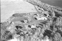 Aerial photograph of a farm in Saskatchewan (42-18-W3)