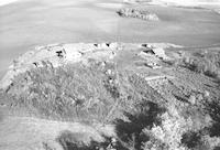 Aerial photograph of a farm in Saskatchewan (42-18-W3)