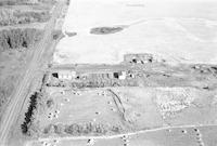 Aerial photograph of a farm in Saskatchewan (26-43-14-W3)