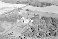 Aerial photograph of a farm in Saskatchewan (30-43-14-W3)