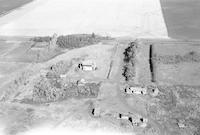 Aerial photograph of a farm in Saskatchewan (22-43-14-W3)