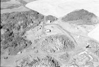 Aerial photograph of a farm in Saskatchewan (10-43-14-W3)