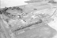 Aerial photograph of a farm near Lilac, SK (1-43-14-W3)