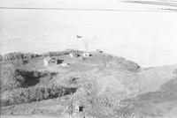 Aerial photograph of a farm in Saskatchewan (10-43-15-W3)