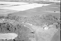 Aerial photograph of a farm in Saskatchewan (24-43-15-W3)