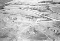 Aerial photograph of a farm in Saskatchewan (6-43-17-W3)