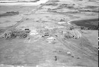 Aerial photograph of a farm in Saskatchewan (3-43-17-W3)