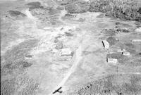 Aerial photograph of a farm in Saskatchewan (43-18-W3)