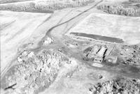 Aerial photograph of a farm in Saskatchewan (9-44-14-W3)