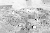 Aerial photograph of a farm in Saskatchewan (19-44-14-W3)