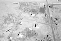 Aerial photograph of a farm in Saskatchewan (15-44-14-W3)