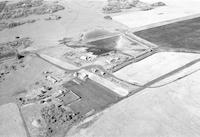 Aerial photograph of a farm in Saskatchewan (14-44-14-W3)